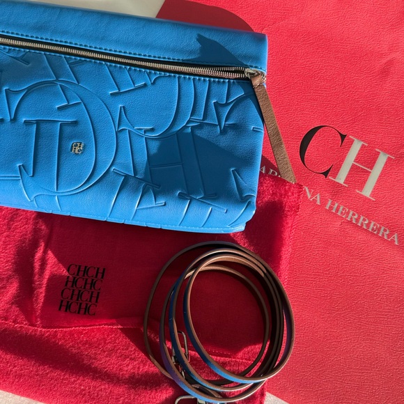 Carolina Herrera leather clutch bag - Picture 2 of 6